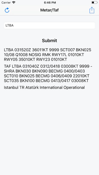 Aviation Weather Metar Taf screenshot 2