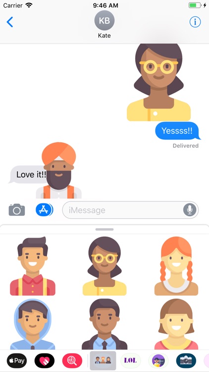 Humanity: People Stickers