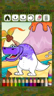 dinosaurs - coloring book iphone screenshot 3