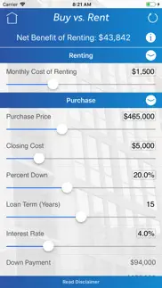 buy vs. rent calculator iphone images 2