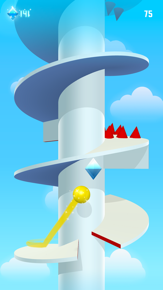 #1. Gravity Helix (iOS) 由: Full Fat Productions Ltd