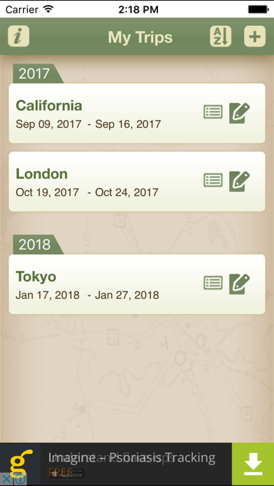 Trip Planner Pro Screenshot