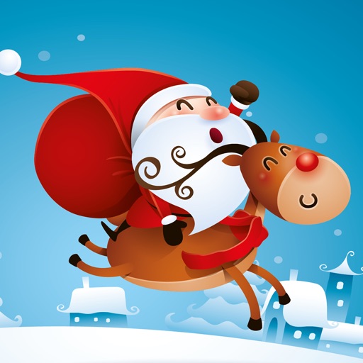 Animated Xmas Santa Stickers Icon