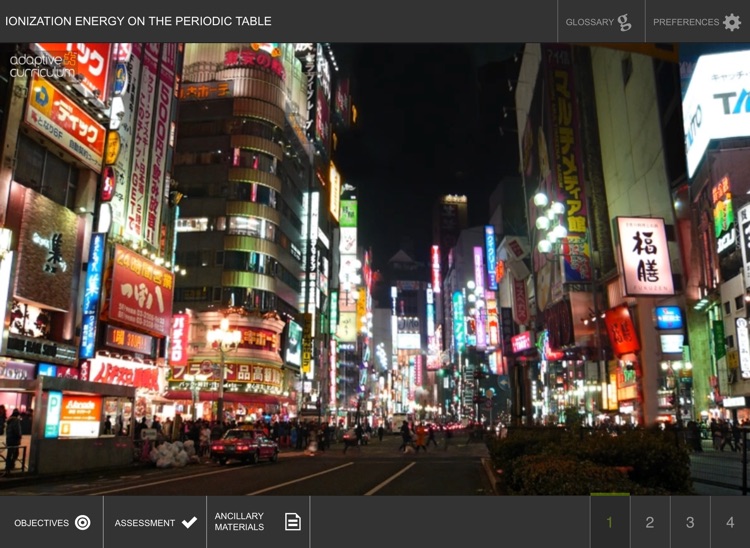 Ionization Energy on the PT