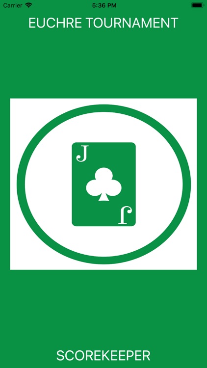 Euchre Tournament ScoreKeeper