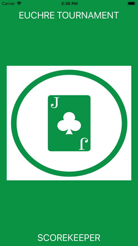 #1. Euchre Tournament ScoreKeeper (iOS) بواسطة: Main Street Code LLC