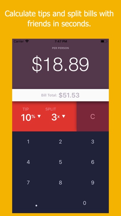 Split & Tip Calculator screenshot 2