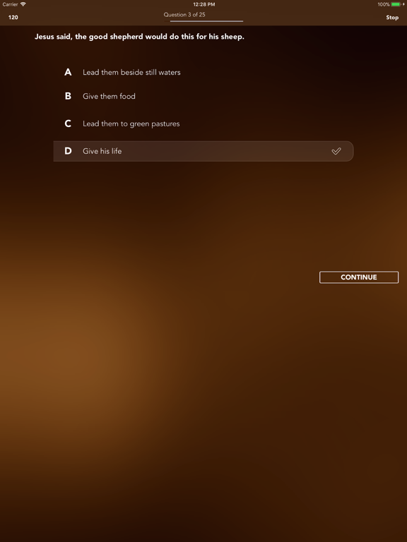 Screenshot #5 pour Giant Bible Trivia Quiz