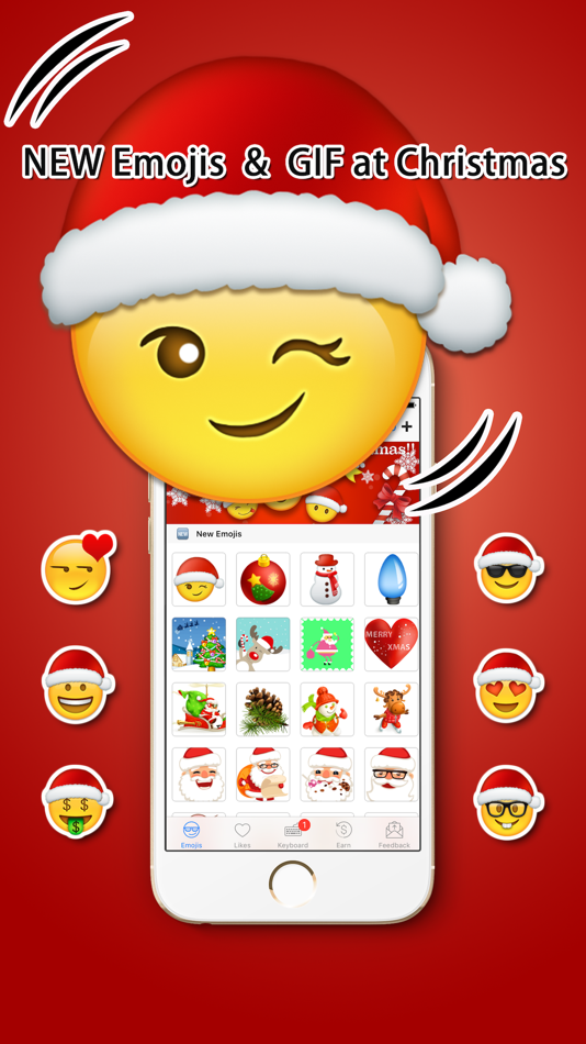#1. Emoji Added - Christmas Emoji (iOS) Ved: 晓龙 张