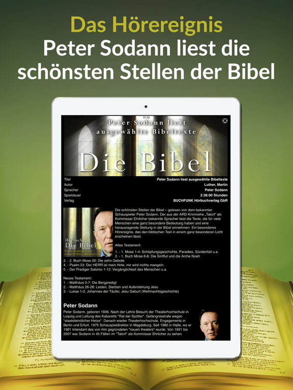 Screenshot #5 pour Die Bibel - Bibeltexte Hörbuch