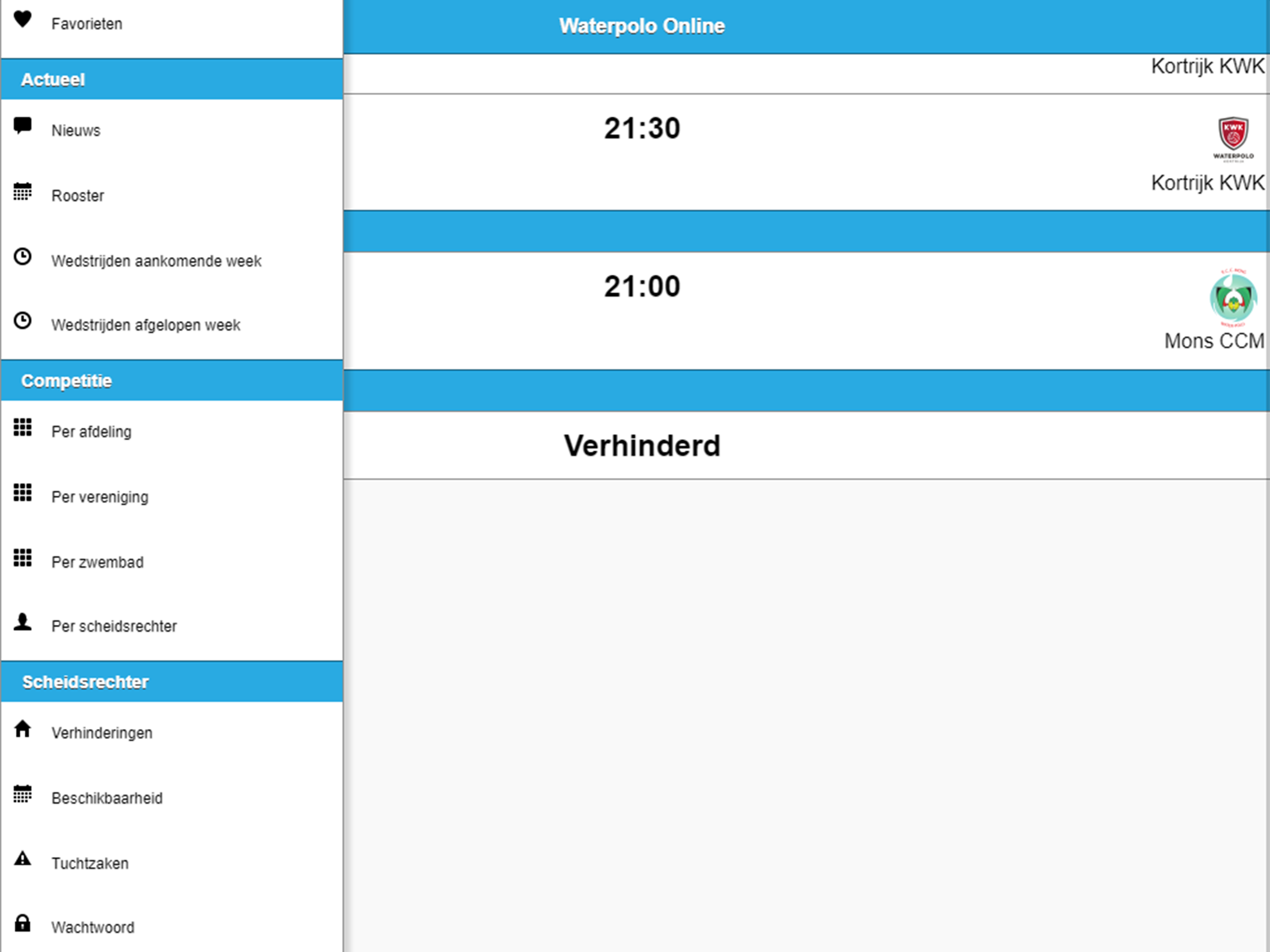 Waterpolo Online