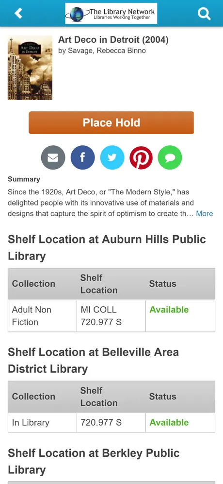 TLN Library Catalog