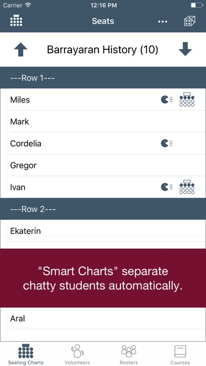 Seats: Smart Seating Charts