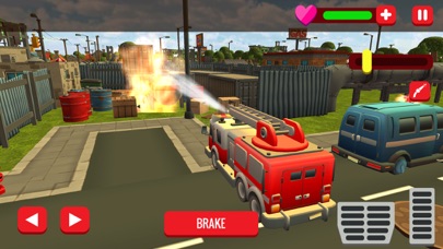 911 Fire Brigade Truck Driving screenshot 3