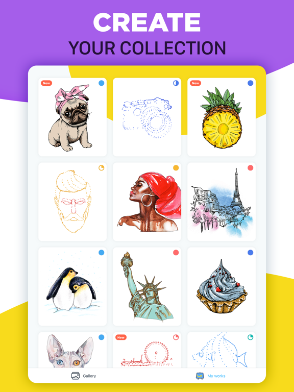 Dots Art - Connect the Dots iPad screenshot 4 - Entertainment app