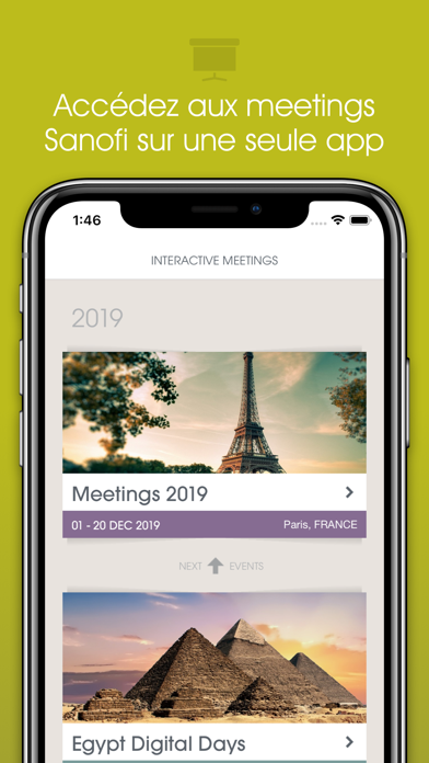 Screenshot #1 pour Interactive Meetings - Sanofi