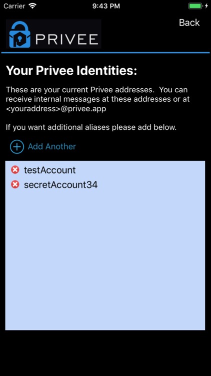 Privee Secure Msg screenshot-4