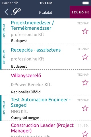 Profession.hu: Állások azonnal screenshot 3
