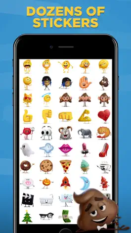 Game screenshot The Emoji Movie Stickers apk