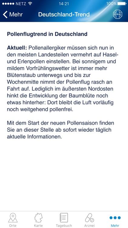 Pollenflug-Vorhersage screenshot-4
