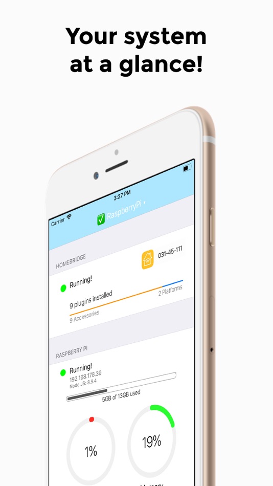 #1. Homebridge for RaspberryPi (iOS) 由: Niklas von Weihe