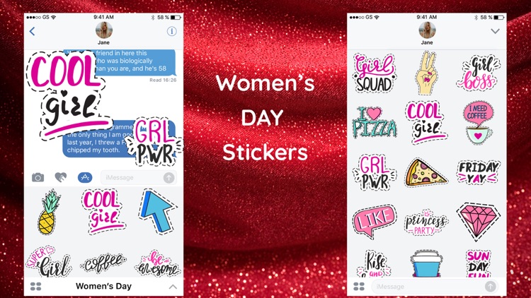 Happy Women's Day Sticker Pack