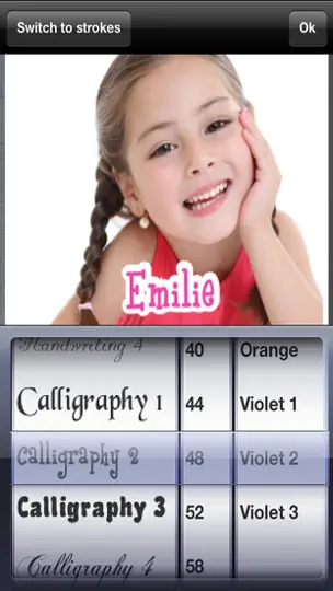 Screenshot von Foto Beschriften auf dem iPhone 2