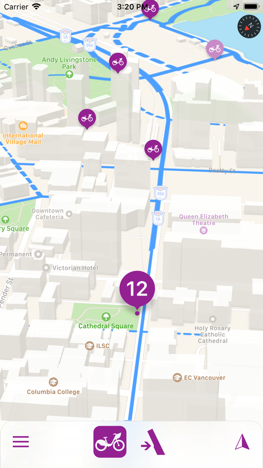 #3. Mo'Bikes (iOS) 由: Andrew Shopland