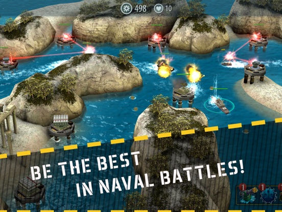 Screenshot #4 pour Naval Rush Sea Defense
