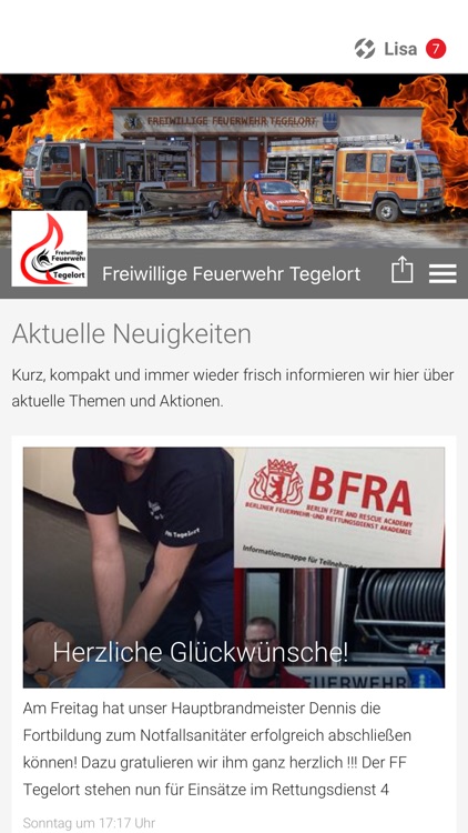 Freiwillige Feuerwehr Tegelort