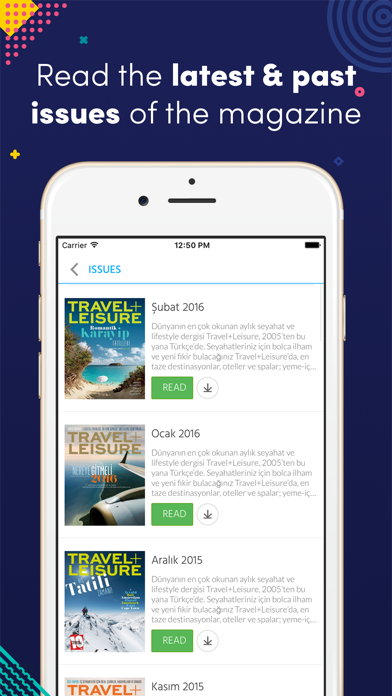 Screenshot 1 of Travel+Leisure Magazine App