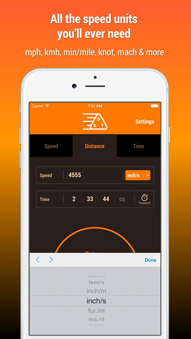 Screenshot #2 pour Speed Distance Time Calculator