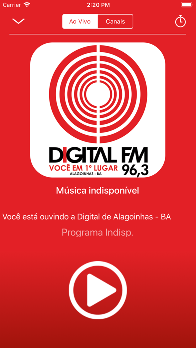 Screenshot #1 pour Rádio Digital FM