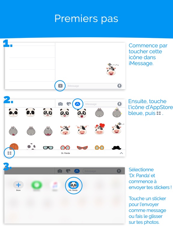 Screenshot #6 pour Dr. Panda Stickers