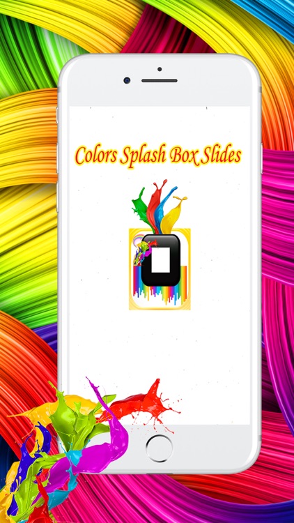 Colors Splash Box Slides - Colorful Addictive Game