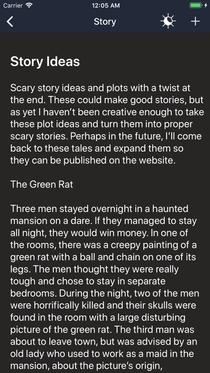 Horror Stories & Scary Stories