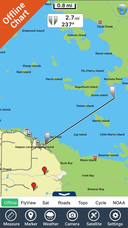 Voyageurs National Park - GPS Map Navigator
