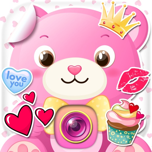 Cute Love Stickers for Photos Icon