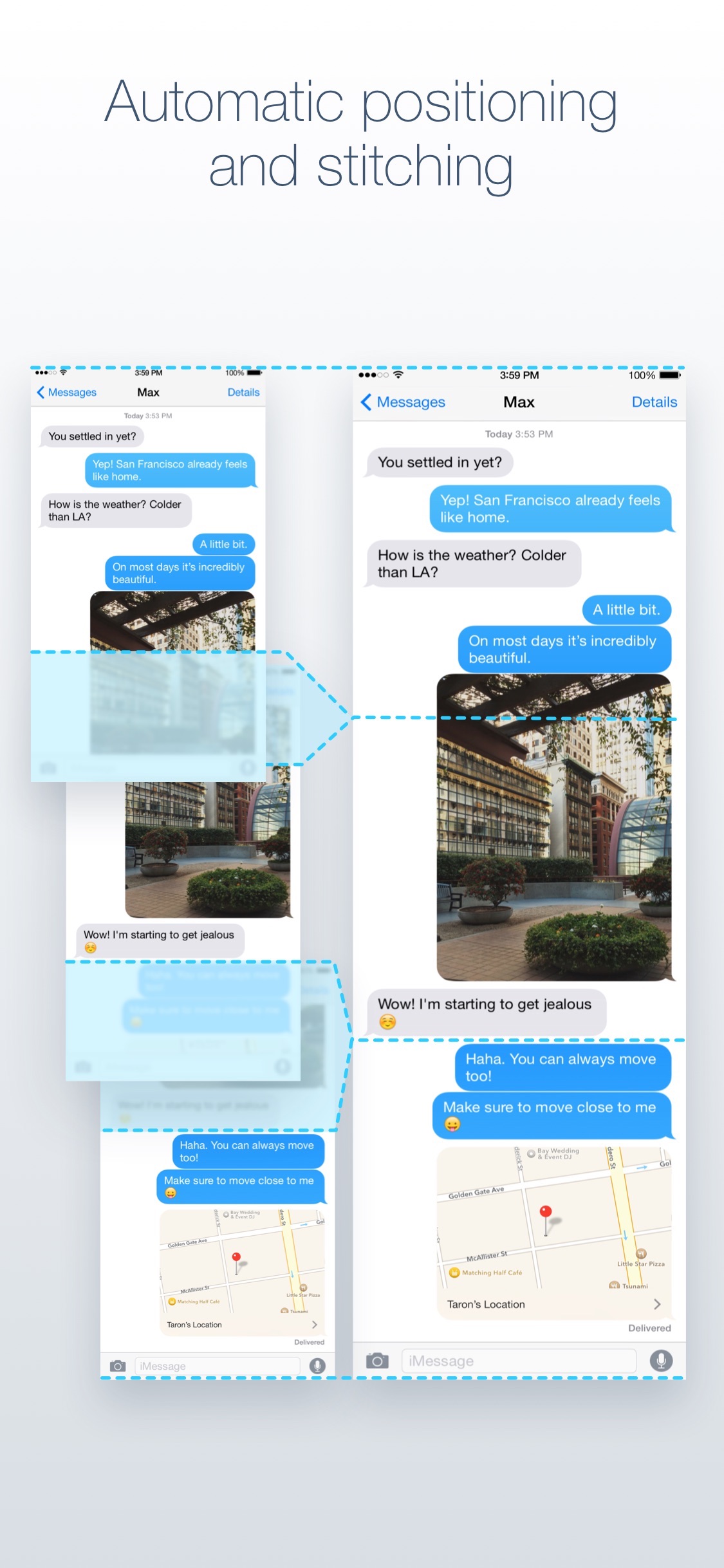 Screenshot do app Tailor - Screenshot Stitching
