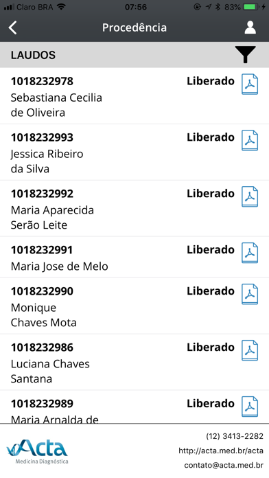 Screenshot #3 pour Acta Medicina Diagnóstica