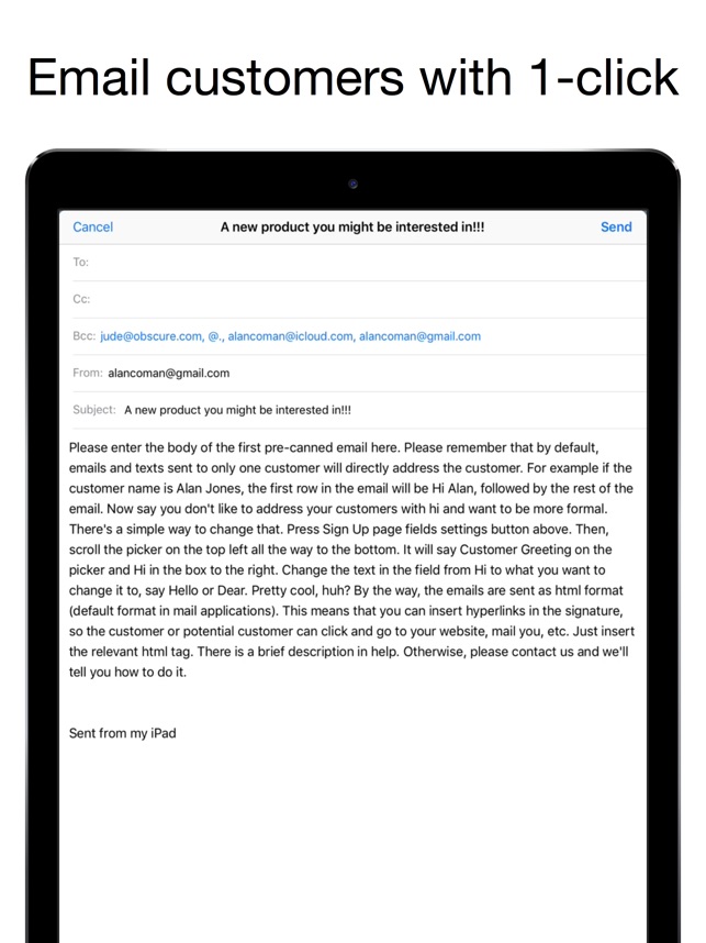 TAP SignUP CRM iPad(圖6)-速報App