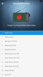 Bangladesh Radio Station Live screenshot #2 for iPhone