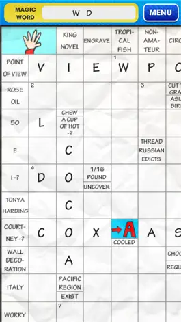 Game screenshot Crossword (US English) apk