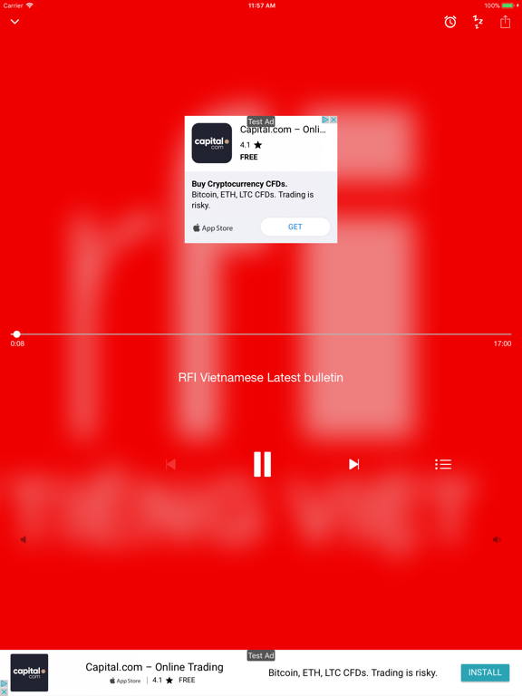 Radio Đáp Lời Sông Núi iPad screenshot 2 - News app