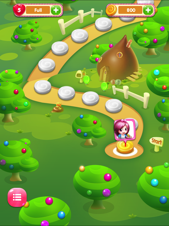 Screenshot #5 pour Candy World - New Match 3 Puzzle Game