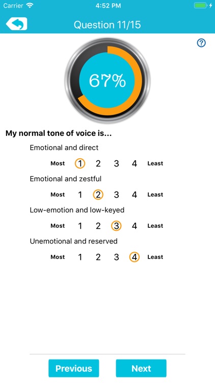 Personality Snapshot