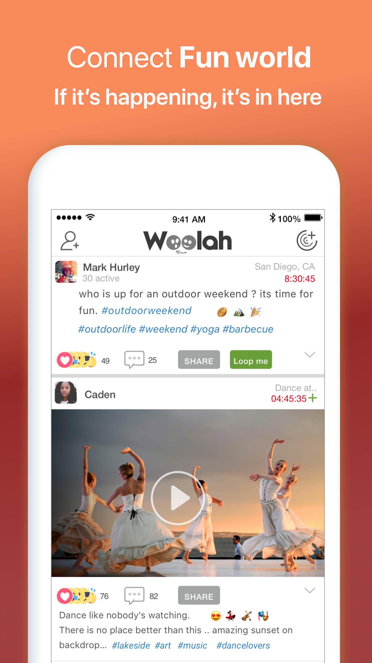 Woolah - Hangout Loops, Yay screenshot 3