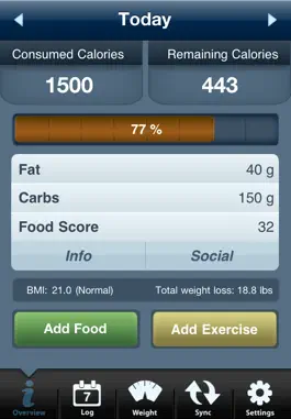 Game screenshot Tap & Track Calorie Counter mod apk