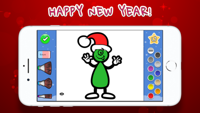 Coloring Your Santa screenshot 2