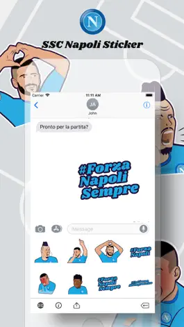 Game screenshot SSC Napoli Sticker apk